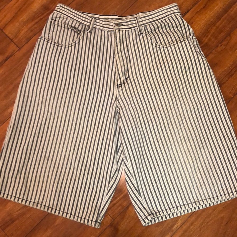 Vintage cross Colours striped shorts